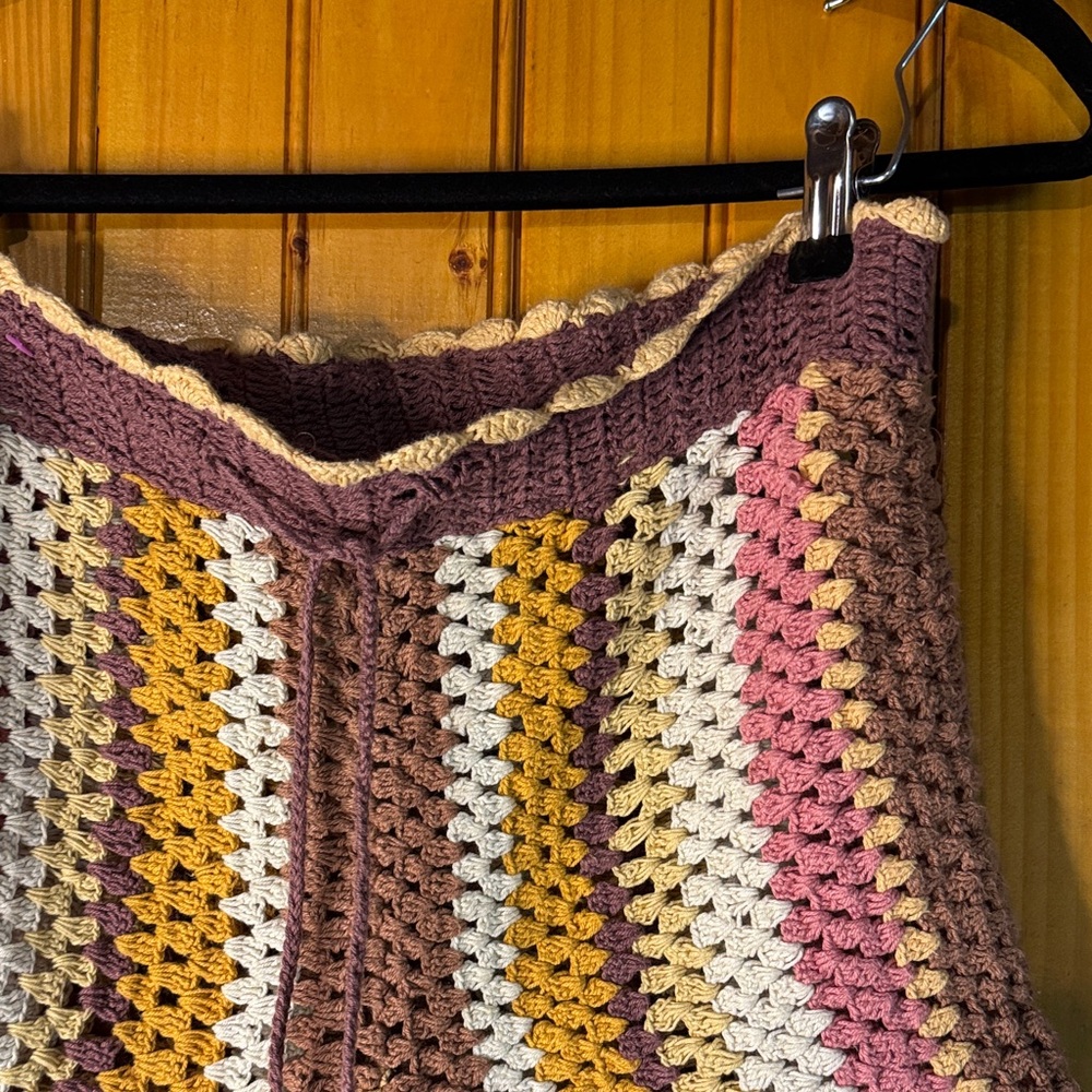 Zara Multicolor Crochet High Waist Shorts - Picture 4 of 5